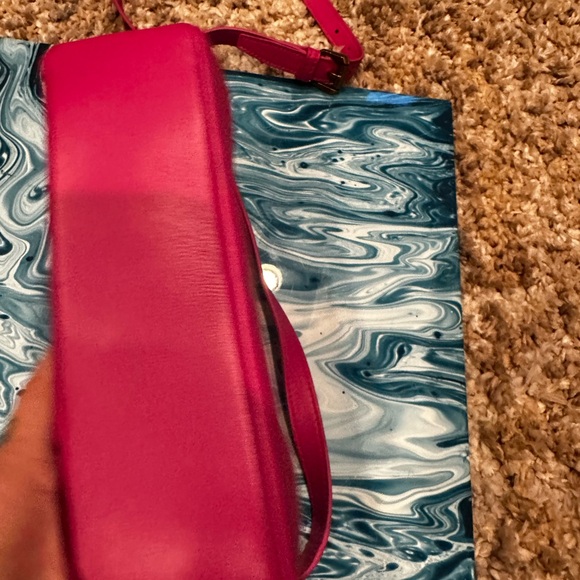 Kurt Geiger Pink Crossbody Bag with Gold Accents - Picture 6 of 7